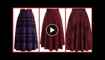 Simple Plain most attractive stylish daily use A-line midi skirts designs ideas for women 2021