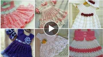 Latest fashion hand knitted crochet lac new born baby dress/toddler baby crochet dress design