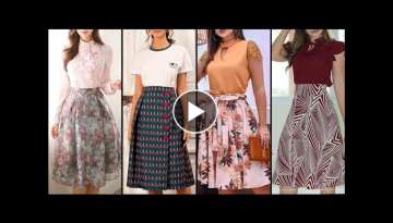 Beautifully Floral Printed Skirts designs//A-line midi skirts designs ideas for women 2020-2021