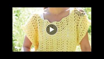 Crochet Top Pattern | EASY | The Crochet Crowd