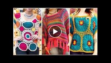 Beautiful crochet top designs for woman and girl ideas crochet pattern designs ideas aqsa collect...