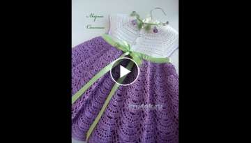 Crochet Baby dress| Free |CROCHET PATTERNS| 157