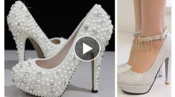 Beautiful Stone Sandal designs | Trendy Stone Work High Heels | New collections of high heels