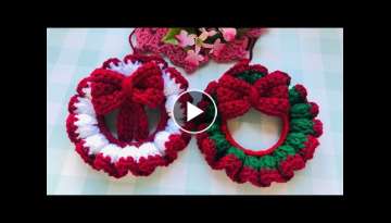 How to crochet the Christmas ornaments #veryeasyandsimple#