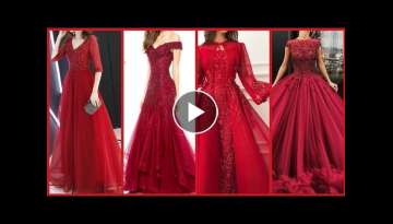 Top Stylish Party Wear Red Maxi Dress Collection For Girls 2020 -2021//Evening Dresses/Prom Dress...