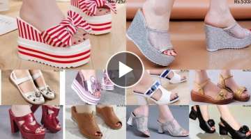 SLIPPERS FOOTWEAR FASHION UNBELIEVABLE WOMEN'S FOOTWEARS SANDALS SHOES DESIGN FOR LADIES WITH PRI...