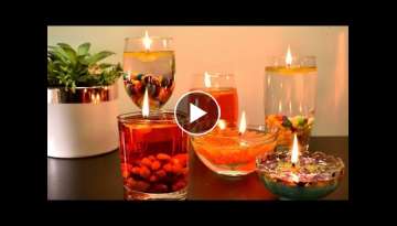 Water Candles | DIY Diwali Decoration Ideas | Floating Candles| DIY Easy Home Decor |