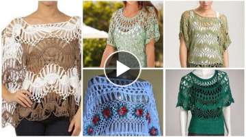 Crochet Awesome hairpin pattern casual #tops/Women tops