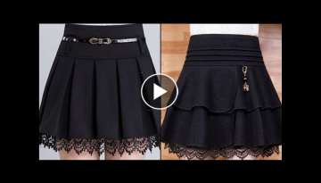 Latest Beautiful And Outstanding Unique Style Mini Skirts Designs Idea's