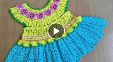 Crochet patterns| for |crochet baby dress| 2716