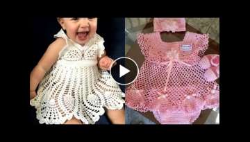Top Stunning Designer Crochet Baby Dress, Crochet Baby Frock, Crochet Dress,#Beautyhorizonandart