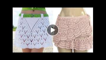 most stylish,gorgeous and creative crochet skirts