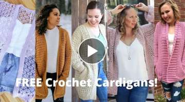 5 Crochet Cardigans I REALLY Want To Make | FREE Patterns!