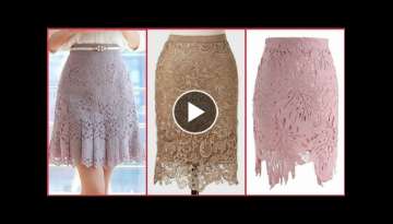 Gorgeous and trendy Lace pencil skirt Designs - latest lace skirts design ideas for women 2020
