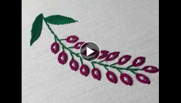 Hand embroidery Rosette stitch | Basic hand embroidery stitch