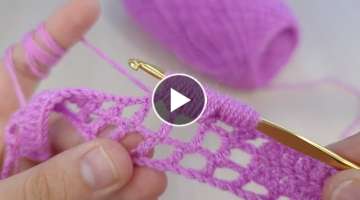 Super Easy Crochet Knitting Model..????Muhteşem Tığ İşi Çok Kolay Örgü Battaniye Yelek Ç...