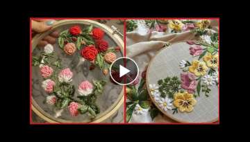 Top Stylish Hand Embroidery Designs For Dresses //Fancy Hand Embroidery Style Ideas