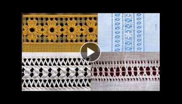 Top 60 All New Easy To Make And Beautiful tarkashi/Hardanger Embroidery Pattern For Beginners