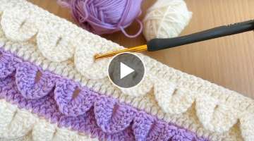 ????WONDERFUL???????? crochet knit blanket pattern / how to make knit vest/ knitting bag pattern...