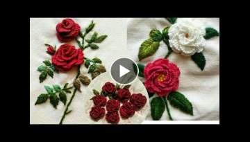 Hand Embroidery - Brazilian Rose Emboidery /14