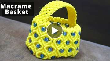 How to make macrame basket cum bag multipurpose use