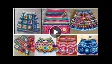 Beautiful crochet skirt designs ideas multi color designs crochet pattern designs
