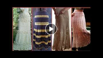 Very Attractive & Stylish New Crochet Long Skirt Outfits Designs Ideas 2023