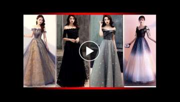Top 20 Evening gown Designs l Plain party wear gown designs | Easy gown ideas l