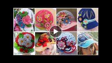 Different style crochet 59 plus Cap designs ideas for woman ideas