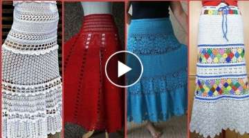30+ Soo Elegant & Stylish Crochet Long Skirts Designs Ideas 2023