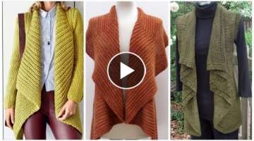 Trendy stylish crochet pattern, cardigan ponchos vest sweaters,scarf design/winter collectioni