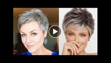 Best Short Haircuts for Older Women Over 50 60 70s | #Shorts