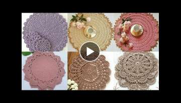 Top most stylish and beautiful Crochet Doilies ideas // Crochet Table runner designs