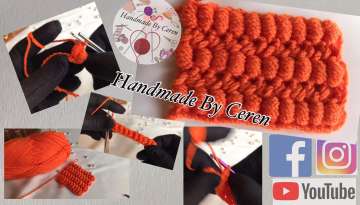 How to Crochet Bullion Stitch / Using 2 Crochet Hooks Tutorial