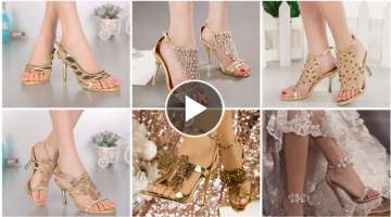 Top Class Bridal Foot Wear Collection 2021//Party Wear High Heel Open Toe Sandals Designs