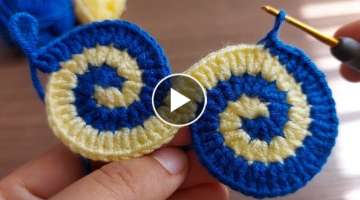 Super Easy Crochet Knitting - Dikkat Başınızı Döndürecek Örgü Modeli