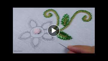 New beaded hand embroidery fantasy flower unique design by #RoseWorld | Beads Work