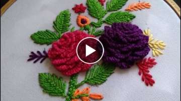 Hand Embroidery - Cast on Stitch- Brazilian Embroidery For Beginners