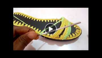 Crochet sandals tutorial 