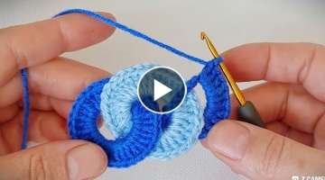Super Easy Knitting krochet Rose (Gül ) yapımı Knitting krochet