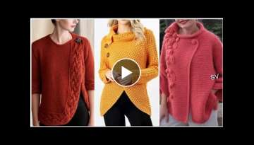 Unique and classy handmade crochet cardigan sweater jacket designs ideas for woman ideas