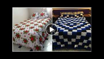 Crochet Patterns //Luxury And Stylish Crocheting Granny Square Bedsheets Designs Collection