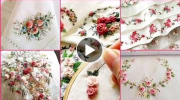 extremely beautiful Brazilian Hand Embroidery design patterns for bedsheet table cover table mats
