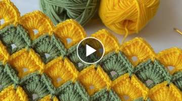 WONDERFUL???????? crochet knit blanket pattern / how to make knit vest/ knitting bag pattern / Cr...