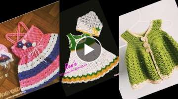 Crochet Dresses, New Born or Reborn Doll Hand Crocheted Knitted 3-4 Month, Crochet-Crosia