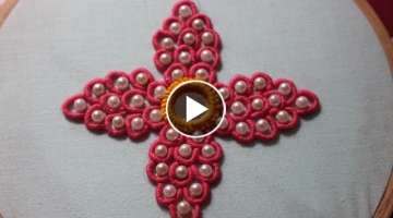 Hand Embroidery designs | Bullion knot stitch | Stitch and Flower-130