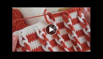 Super 3D Crochet Knitting - Çook Güzel Tığ İşi Örgü Modeli