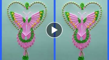 Macrame butterfly wall hanging /How to make macrame wall hanging(New)