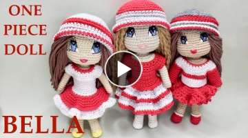 Crochet Doll Body Bella. Amigurumi Doll Body. A No-Sewing Pattern. Beginner Friendly (part 1)