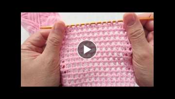 Super Easy Tunisian Knitting patterns. Çok Kolay Tunus İşi Örgü Modeli
